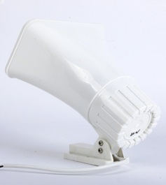 506A 20W 8Ω Plastic Passive PA Speaker Wide Dispersion Air-Defense Horn Loudspeaker for Playground