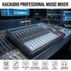 Professional 12-Channel Audio Mixing Console KCT-1212USB With AUX Send Return Stereo Record Output Monitor Function