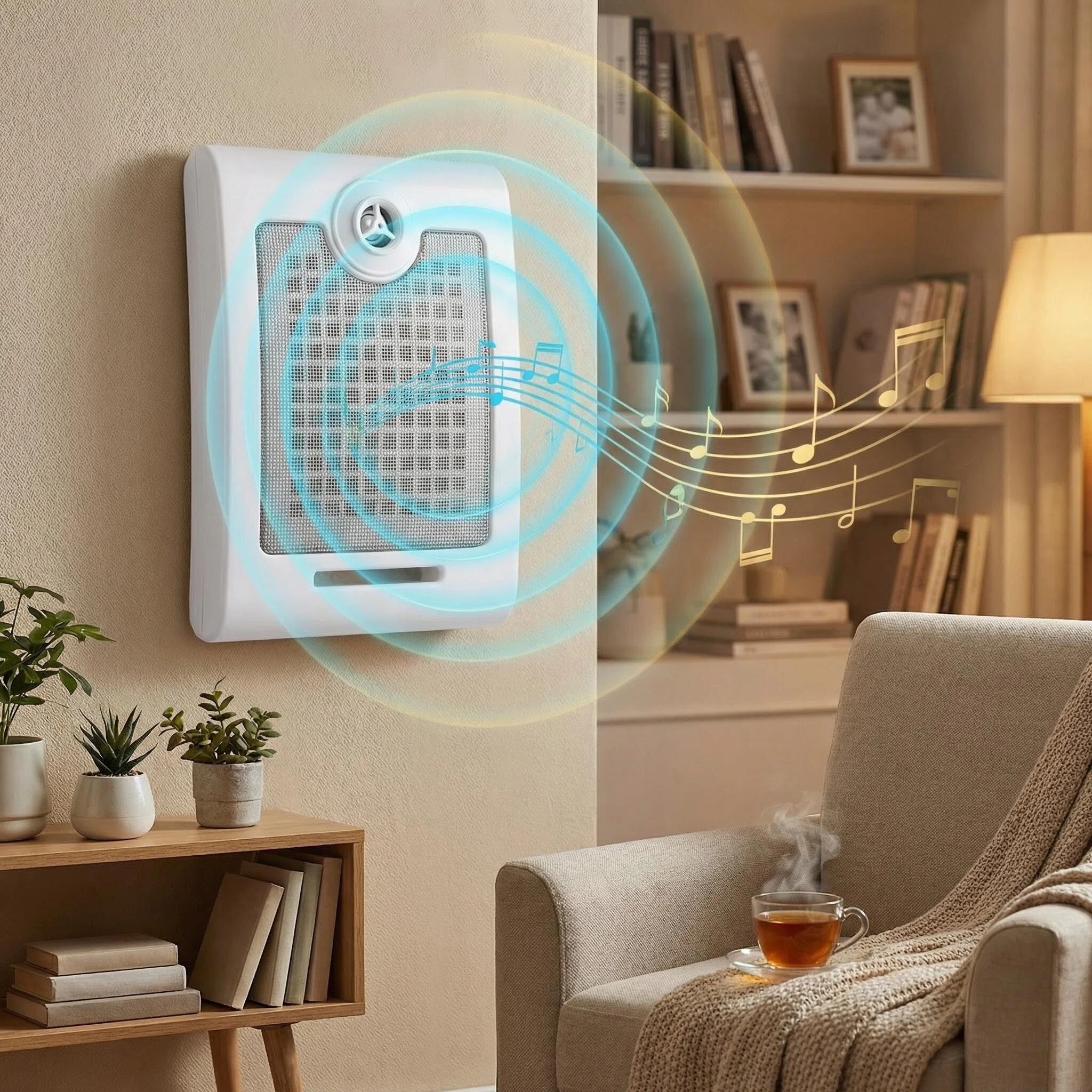 117 6.5 Inch 10W 100V Wall Mounted PA Speaker Plastic Cabinet Wired Wall Speaker for Conference School Church Shop OEM