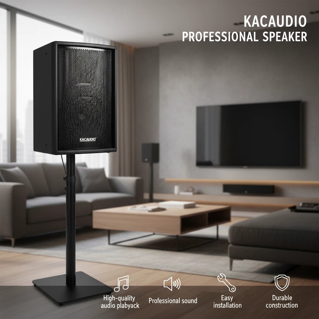 F12 2-Way Full Range Speaker 100W RMS Wooden Cabinet 12" Speaker for Home Theater & Conference