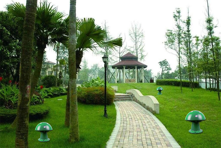 Cute Mushroom Waterproof Outdoor Speaker for Garden Lawn Yard Decoration Audio