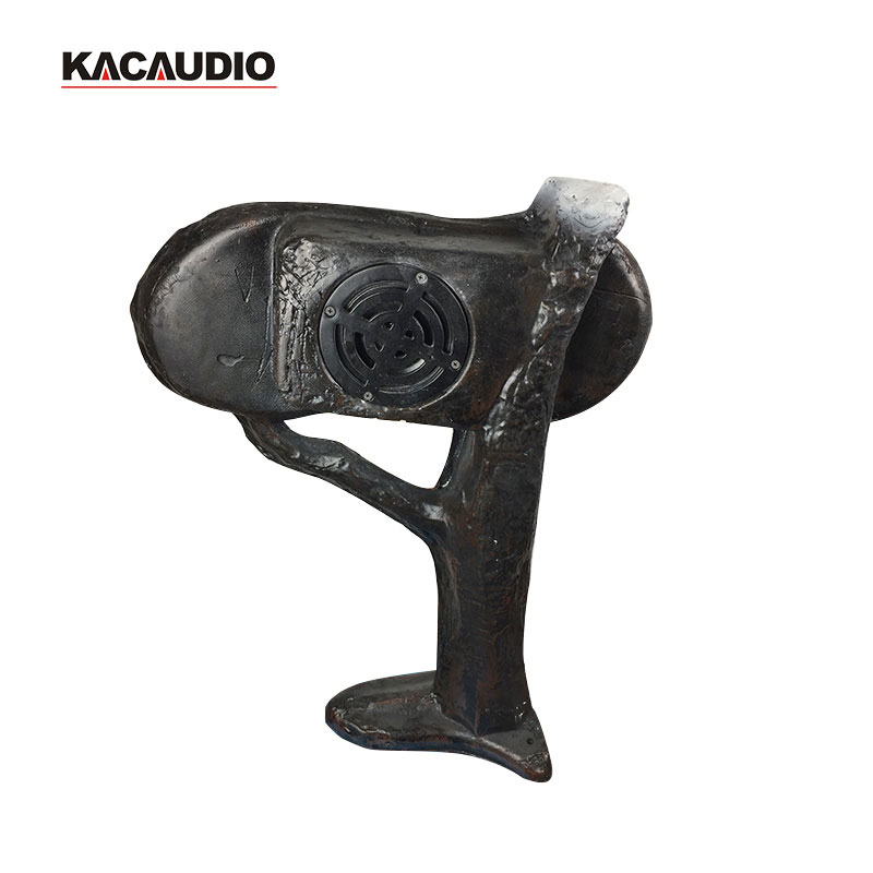 CP-15 20W Tree Shaped Garden Speaker Glass Cabinet Wired Landscape PA Speaker Full-Range 5" Woofer for Home Theatre