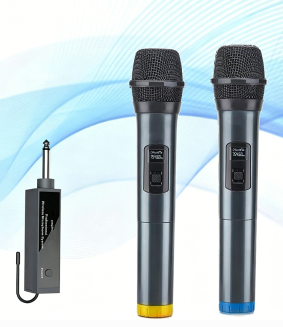 Universal Handheld Wireless Microphone KQ-01B ABS Shockproof Anti Noise Moving Coil Mic 50M Long Distance Reception