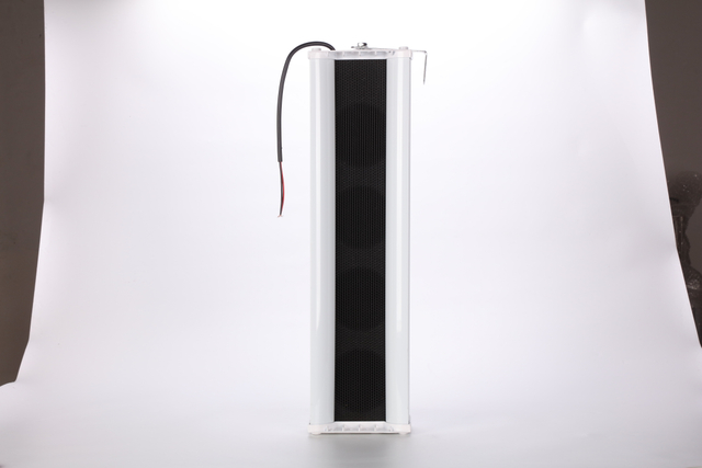210 4 Inch 10W Wall-Mounted Aluminium Column Speaker Outdoor Speaker for Park School Public Address