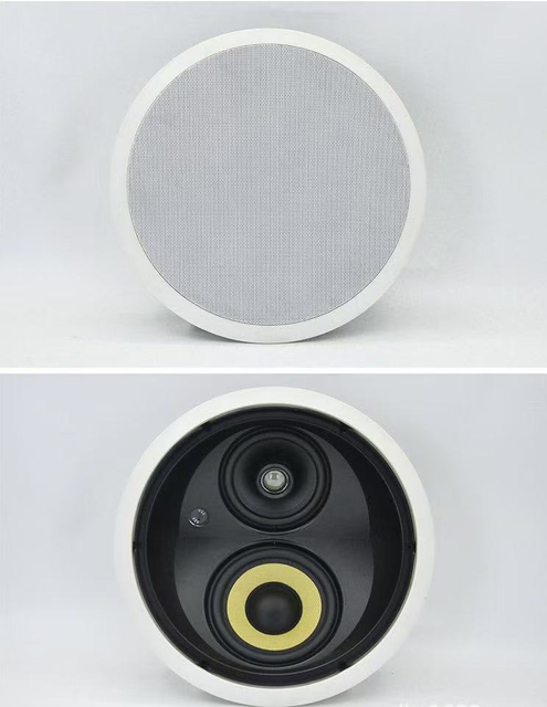 Fixed Resistance HiFi Ceiling Speaker 909 6 Inch 150W High Power 3-Way Frequency Audio Background Music Speaker