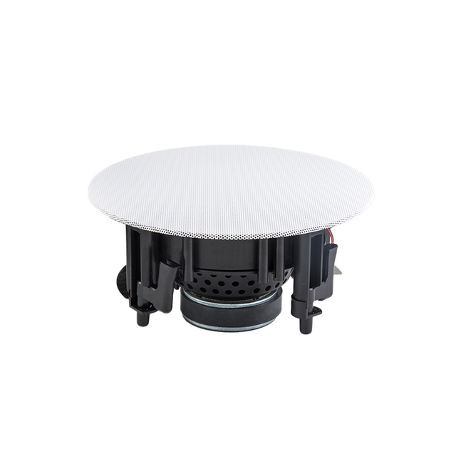 905 8 Inch 100W Built-in Power Amplifier Ceiling Speaker White Plastic Shell Home Theater Audio