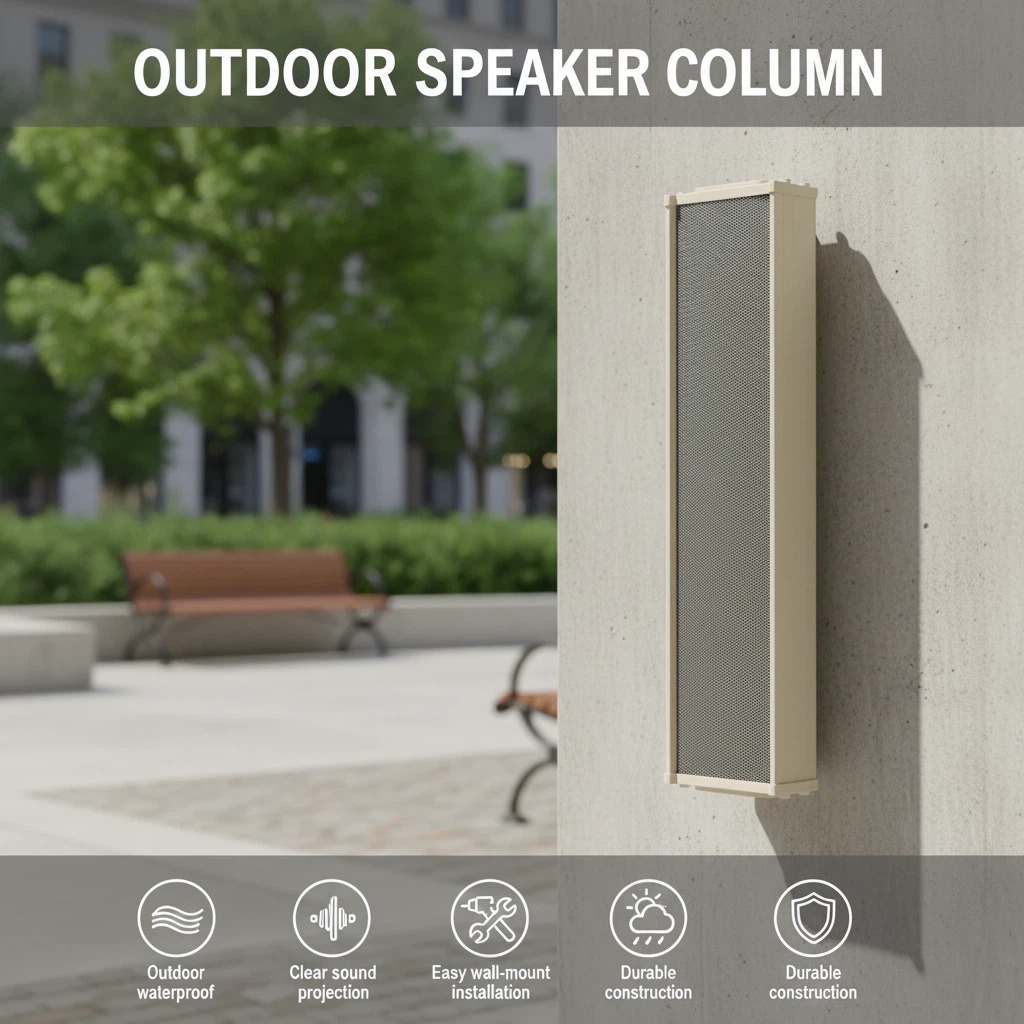 Factory Price 5 Inch 80-160W Passive PA Column Array Speaker model 3380 Professional Audio System