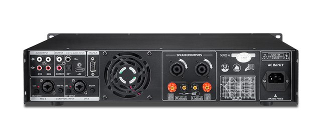 KCK-8450USB 2×450W Professional Karaoke Power Amplifier 2U Aluminum Panel DSP Anti-Howling Bluetooth USB Optical Coaxial ARC RS232 Control