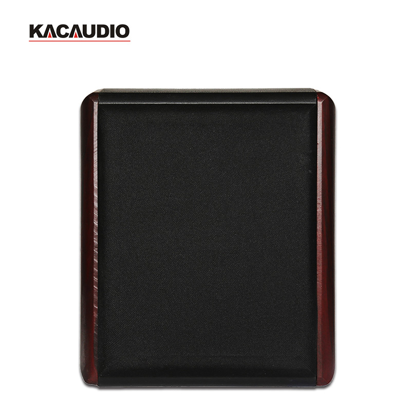 127 10W 4-Inch Two-Way Wall Mount Speaker | Wood Cabinet Professional Loudspeaker