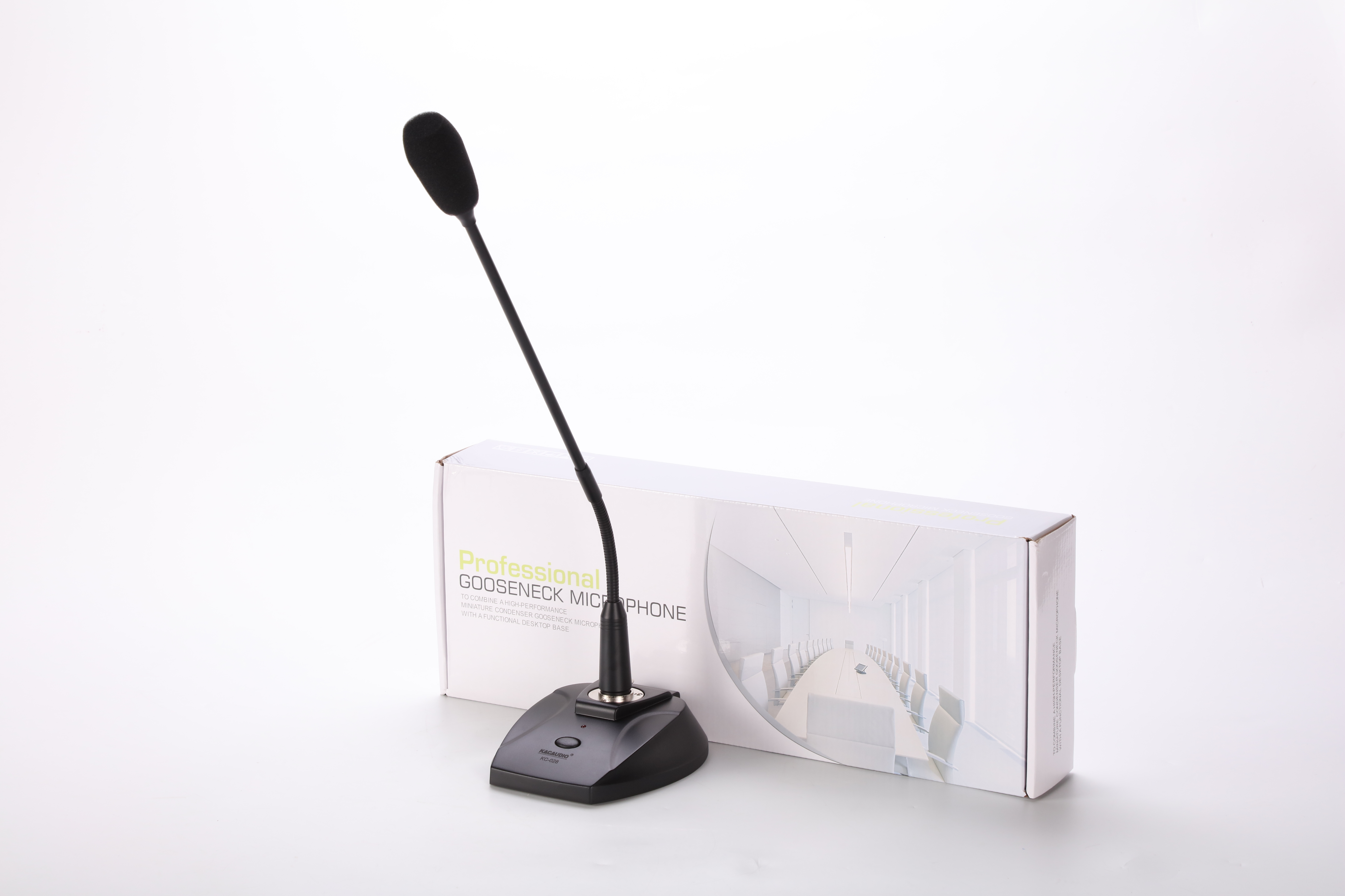 Conference Room Gooseneck Microphone 3V Wired Desktop Meeting Audio Microphone KC-028