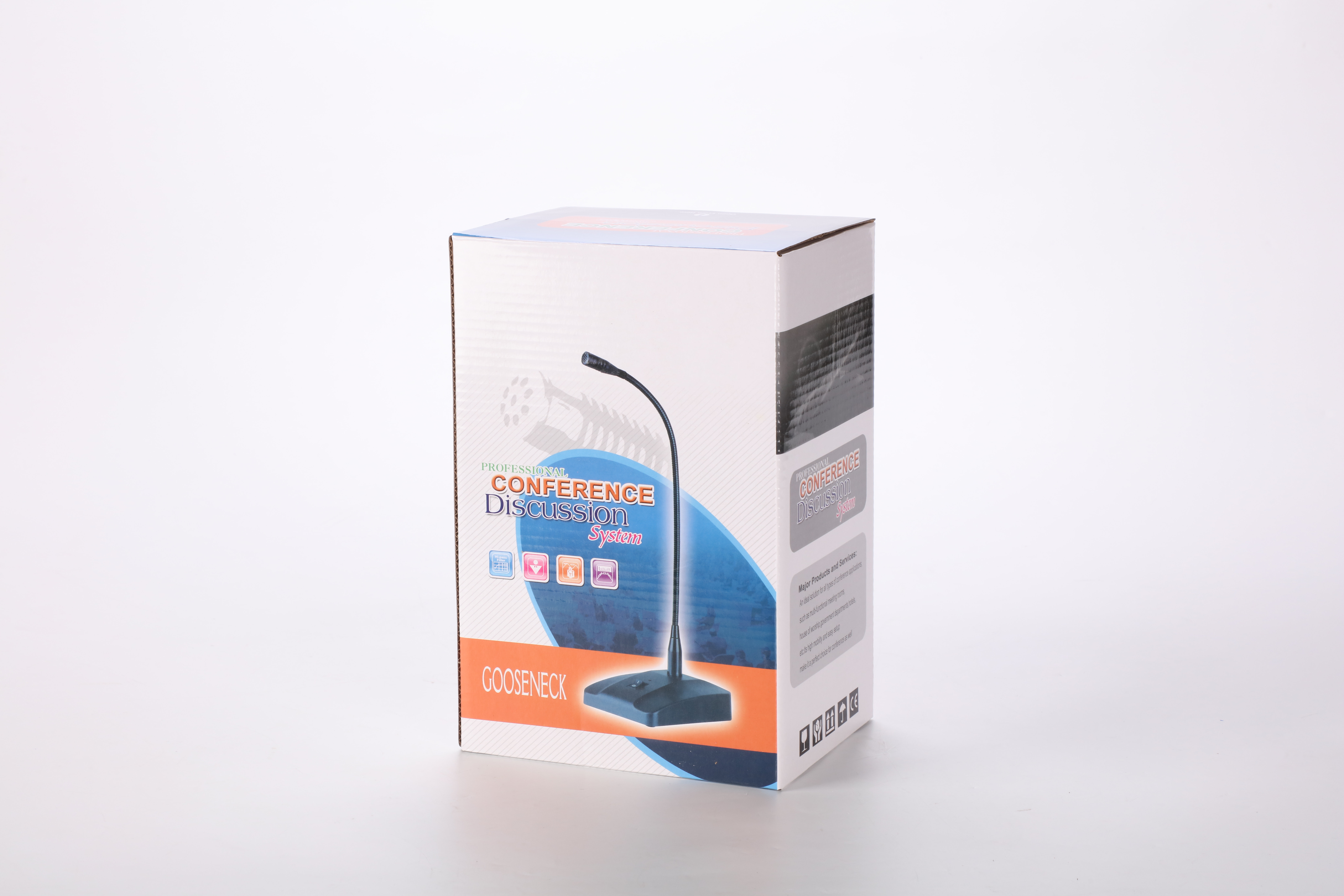 3V Wired Gooseneck Microphone Desktop Conference Microphone KC-022 for Meeting Room System