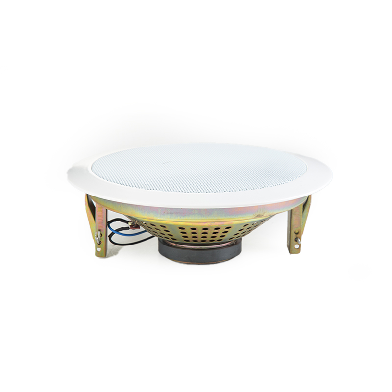 801B 6.5 Inch 10W Ceiling Speaker 30W 100V High Fidelity OEM Manufacturer Easy Mount Economical for School Public Area