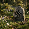 CP-38 20W All Weather Stone Shaped Outdoor Garden Speaker 5" Woofer Two Way Full-Range Wired PA Landscape Speaker