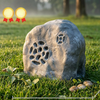 CP-42 5" Full-Range Woofer Glass Cabinet Outdoor PA Speaker All Weather Rock Shape Garden Landscape Audio