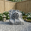 CP-44 20W All Weather Rock Shaped Outdoor Garden Speaker 5" Full-Range Woofer Glass Cabinet 8Ω Wired PA Speaker