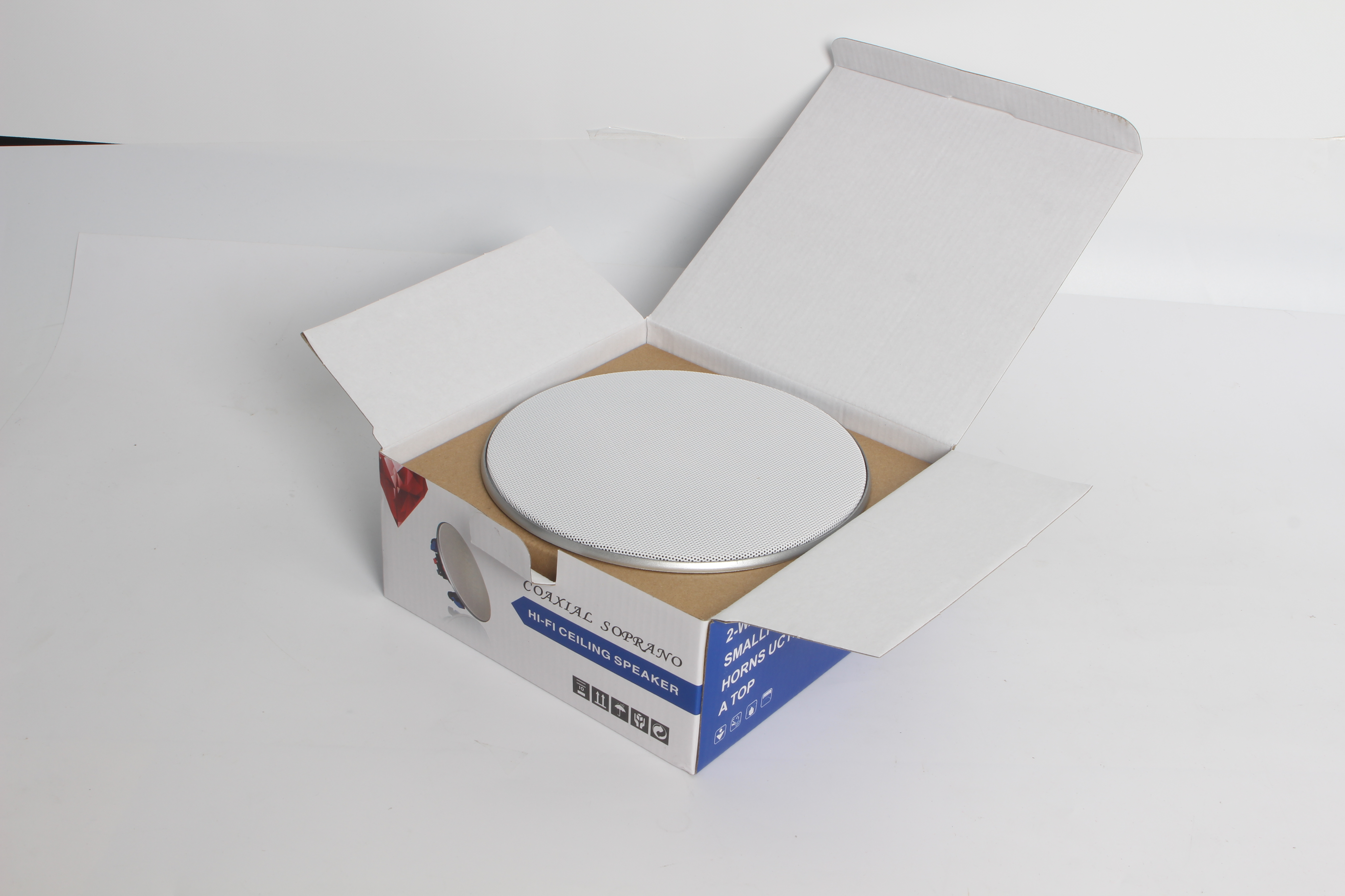 821 5 Inch 20W Round Plastic Ceiling Speaker High End Sound Constant Impedance 8 Ohm