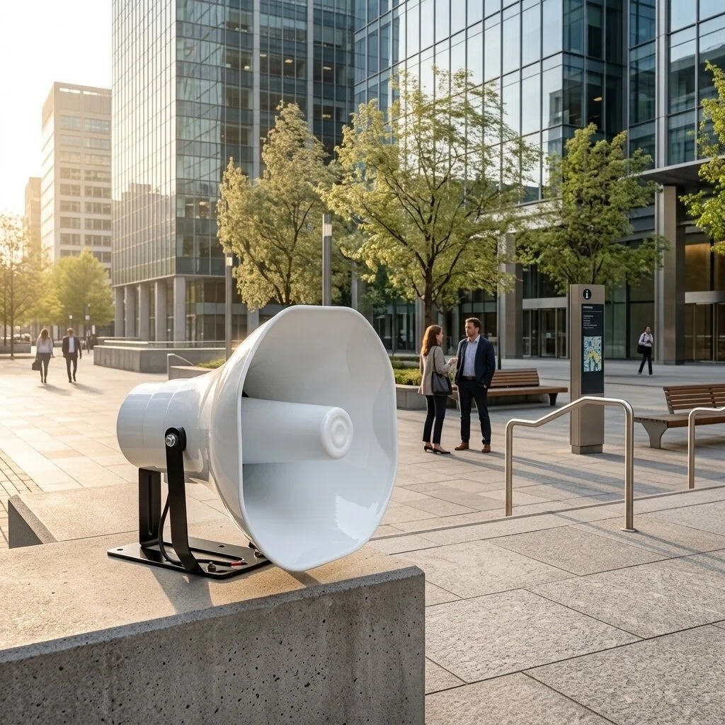 3 Inch 508 50W 8Ω Wide Dispersion Air-Defense Horn Plastic Passive PA Loudspeaker for Outdoor Playground