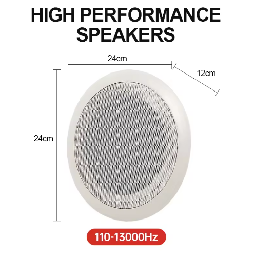 108 Budget Friendly Durable 5 Inch Ceiling Speaker For Daily Home Theater Use