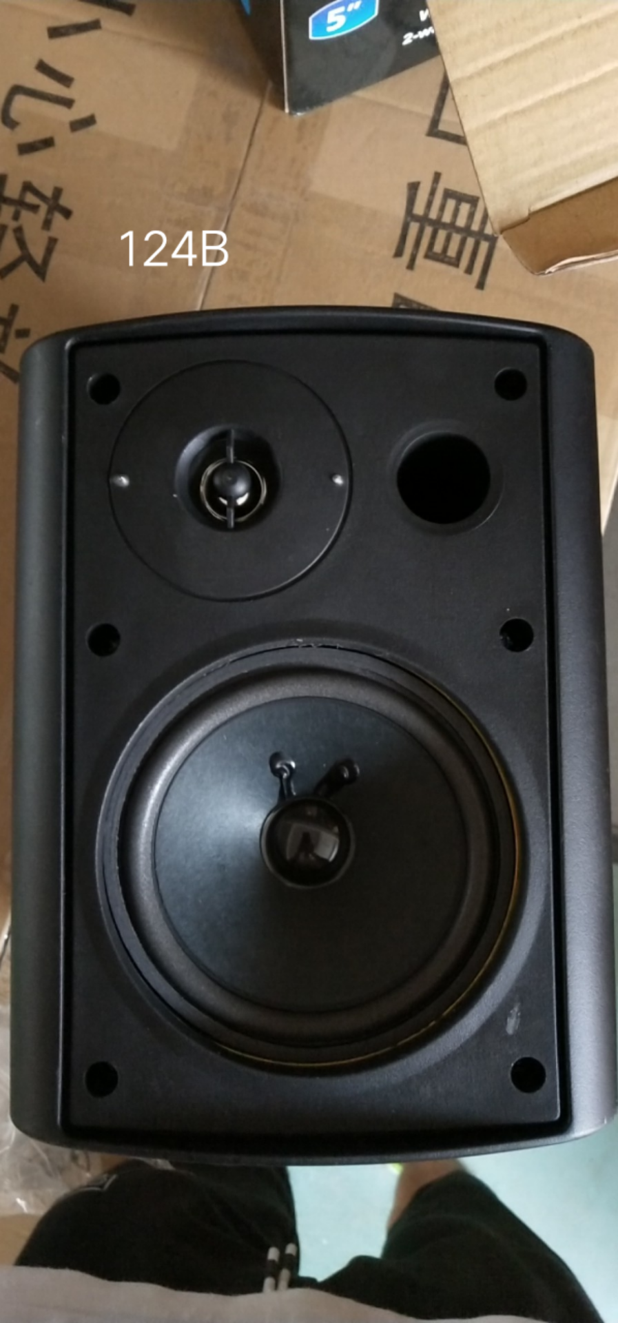 6.5 Inch Tweeter 40W Active Wall Speaker YY124C Built-in Amplifier Bluetooth USB AUX Infrared Remote Home Theater Audio
