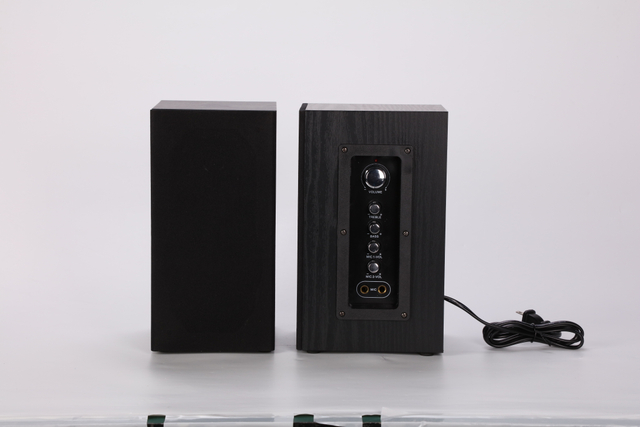 4 Inch Wooden Wall Mount Active Speaker KC-136 HiFi Home Theater Multimedia Audio Enclosure Speaker