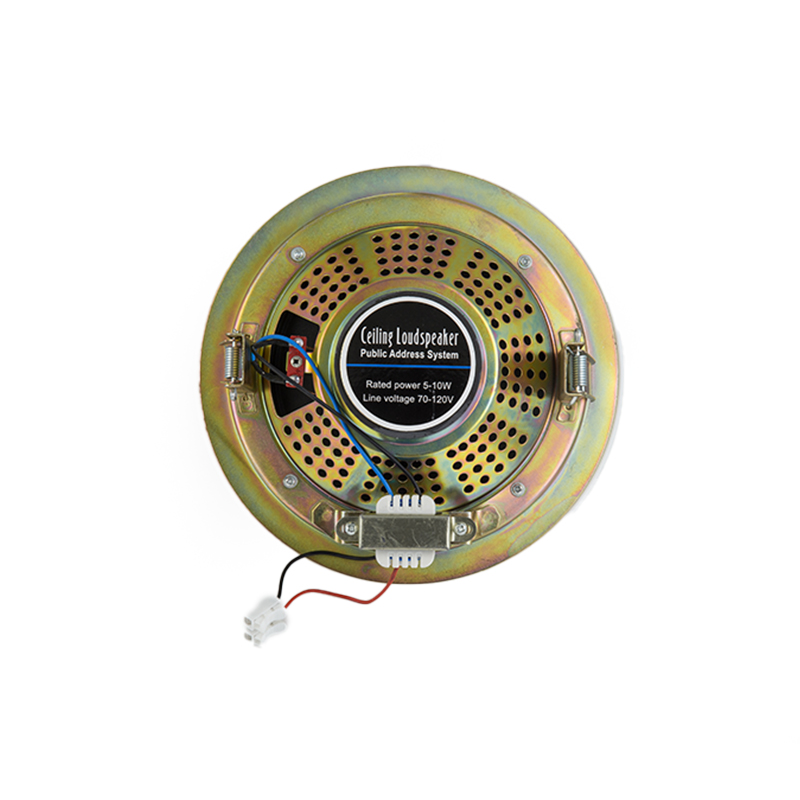 801B 6.5 Inch 10W Ceiling Speaker 30W 100V High Fidelity OEM Manufacturer Easy Mount Economical for School Public Area