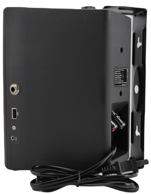 6.5 Inch Tweeter 40W Active Wall Speaker YY124C Built-in Amplifier Bluetooth USB AUX Infrared Remote Home Theater Audio